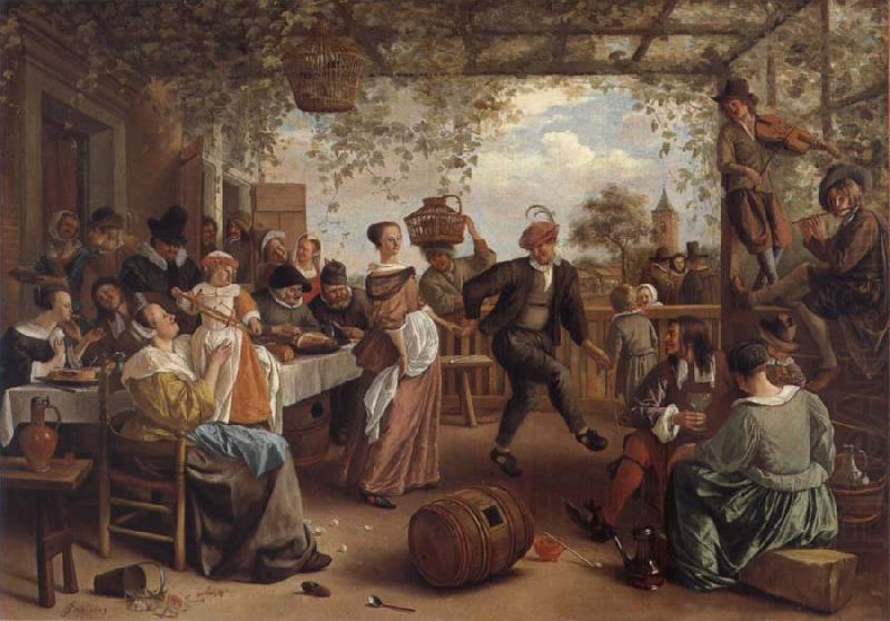 Jan Steen The Dancing couple china oil painting image